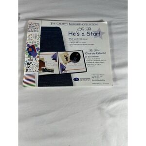 New Creative Memories Snap Pack "He's a Star" with stickers + Idea Booklet